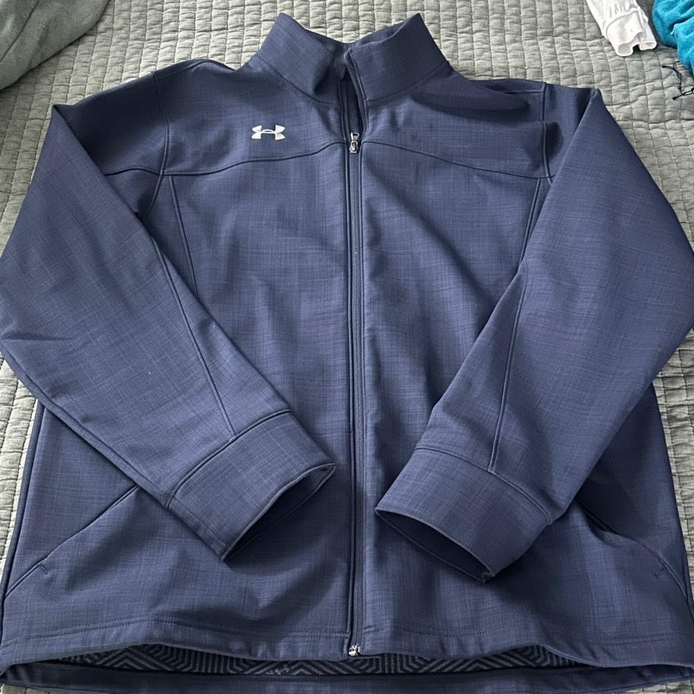 Under Armour Men's Infrared Coldgear Dark Blue Performance Jacket - Waterproof